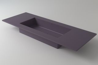 Столешница с раковиной Holbi Neptune 120см цветной матовый 1.05.009.11.3